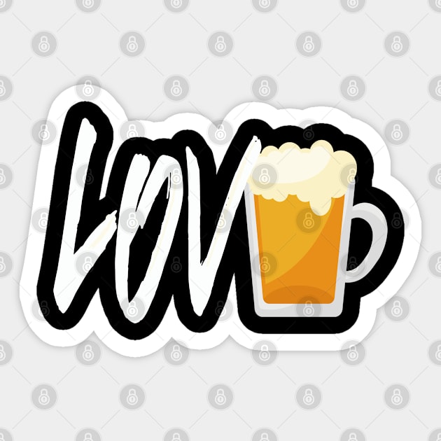 love beer Sticker by NAYAZstore